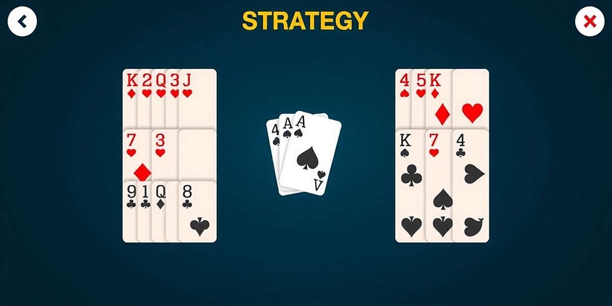 Rummy Royale strategy guide showing optimal card arrangement for Indian rummy